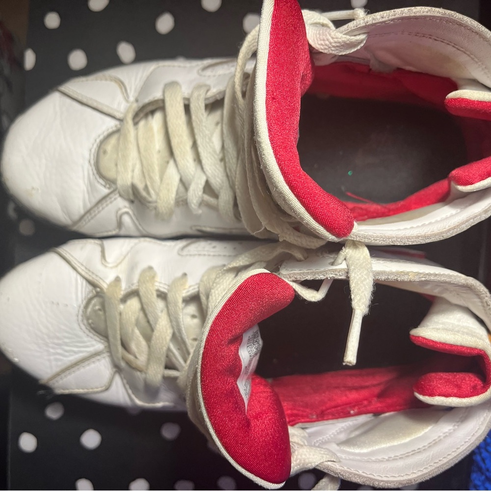 White Leather Sneakers - Picture 3 of 8